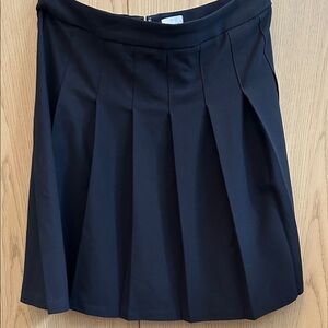 Aritzia Pleated Knee Skirt Size 8